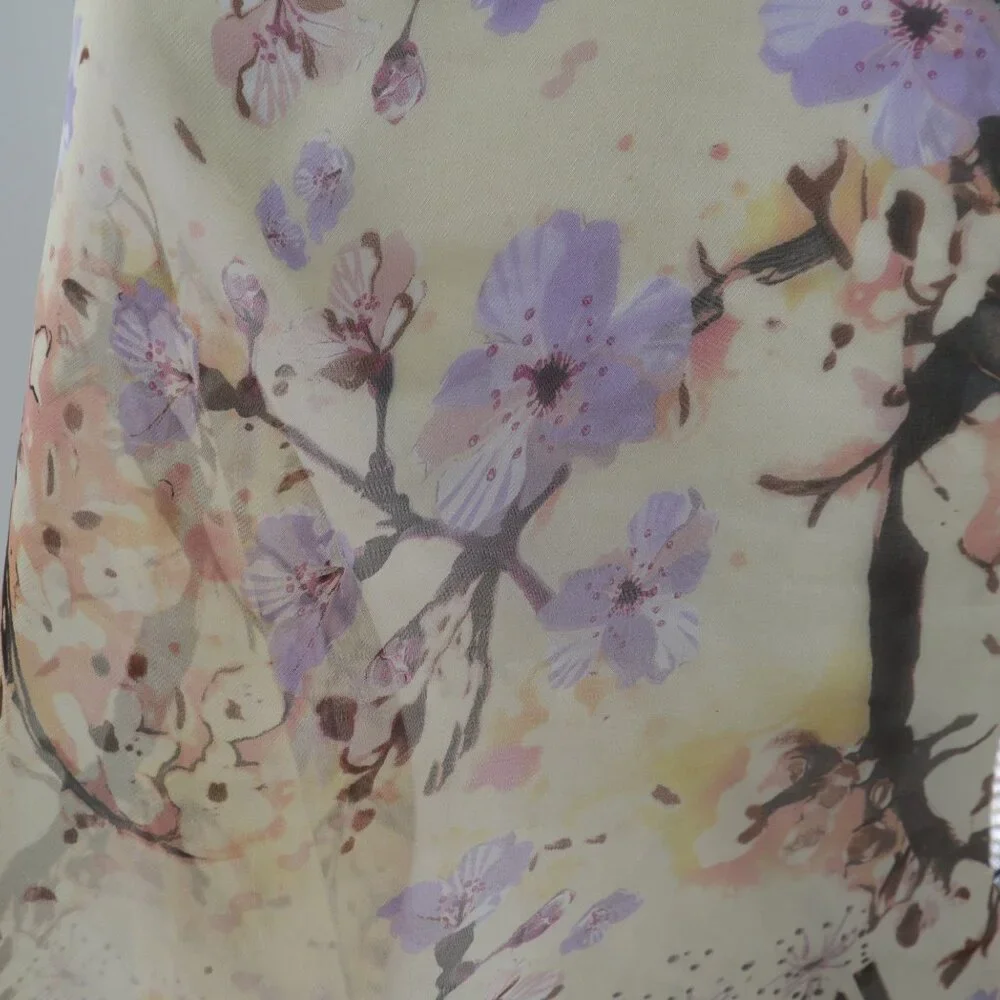 Mixit‎ Sheer Chiffon Scarf Wrap Boho Career Cottagecore Bohemian Twee Romantic